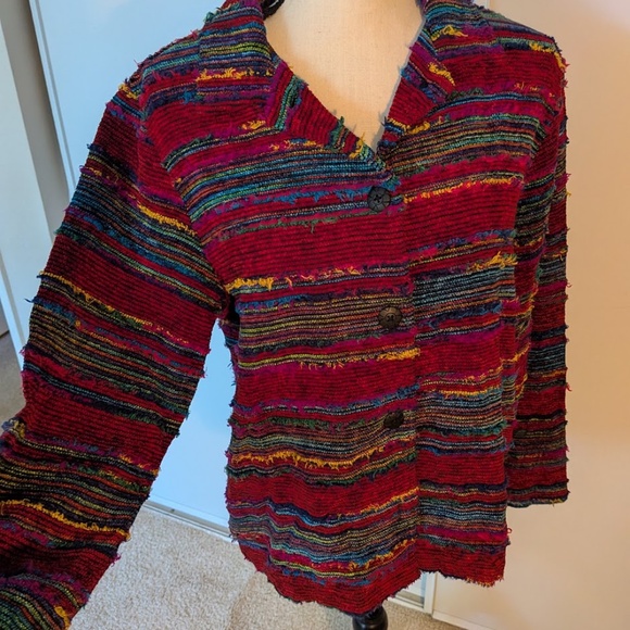 Coldwater Creek Multi Colored Jacket/Blazer - MEDIUM - Picture 2 of 8